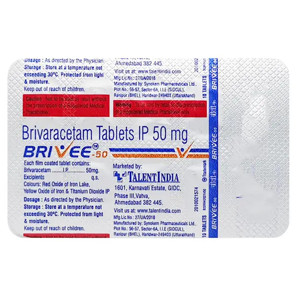 Brivee 50mg Tablet